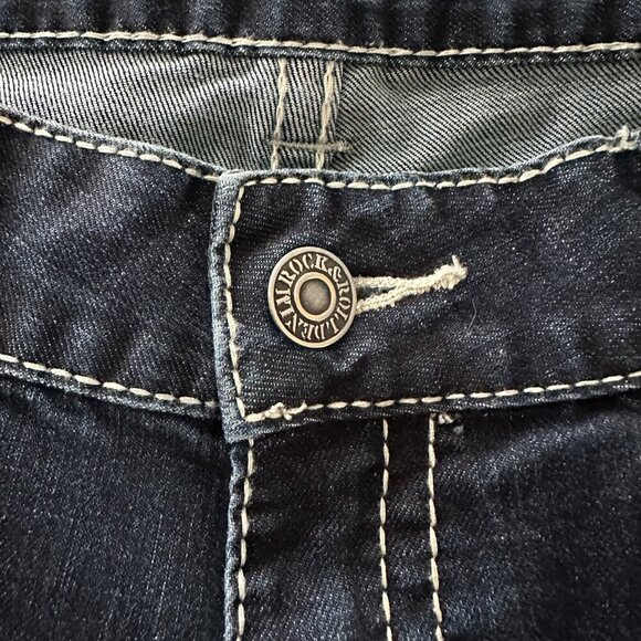 Rock & Roll Cowgirl Dark Wash Boyfriend Jeans - NWOT - Picture 10 of 11